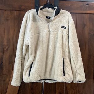 Zyia quarter zip Sherpa fleece
